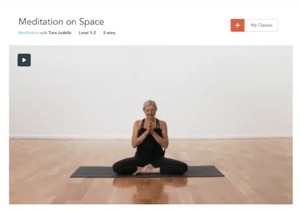 In my latest Yogaglo class we practice a Meditation on Space . Dissolve the boundaries of self as you meditate on softening the grip of your ego, your thinking mind.